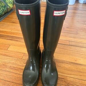 Hunter Rain Boots Green Size 10
